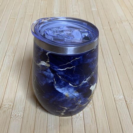 Термокружка Синий мрамор 340 мл